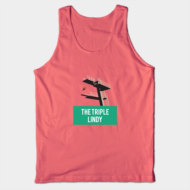 The Triple Lindy Tank Top by DavidLoblaw